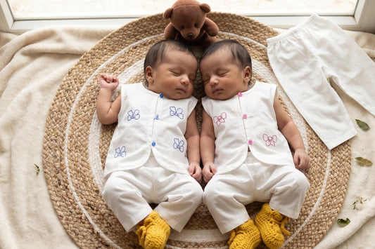 Jhabla Combo– Bow Print Set